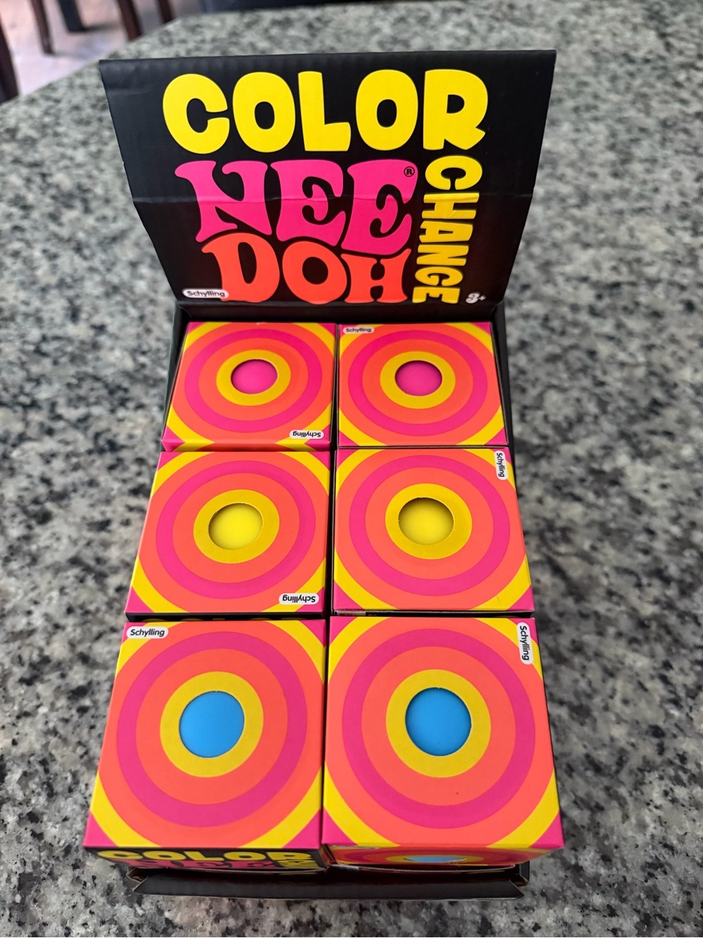 Needoh Color Change Full set (4 of each color) and display box